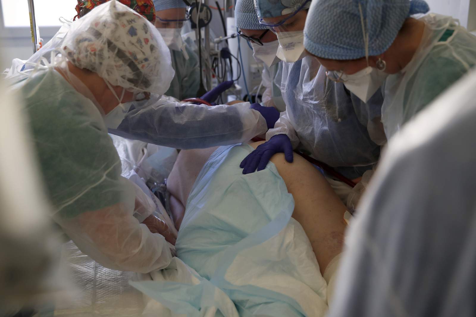 French virus surge raises harrowing specter of ICU overloads