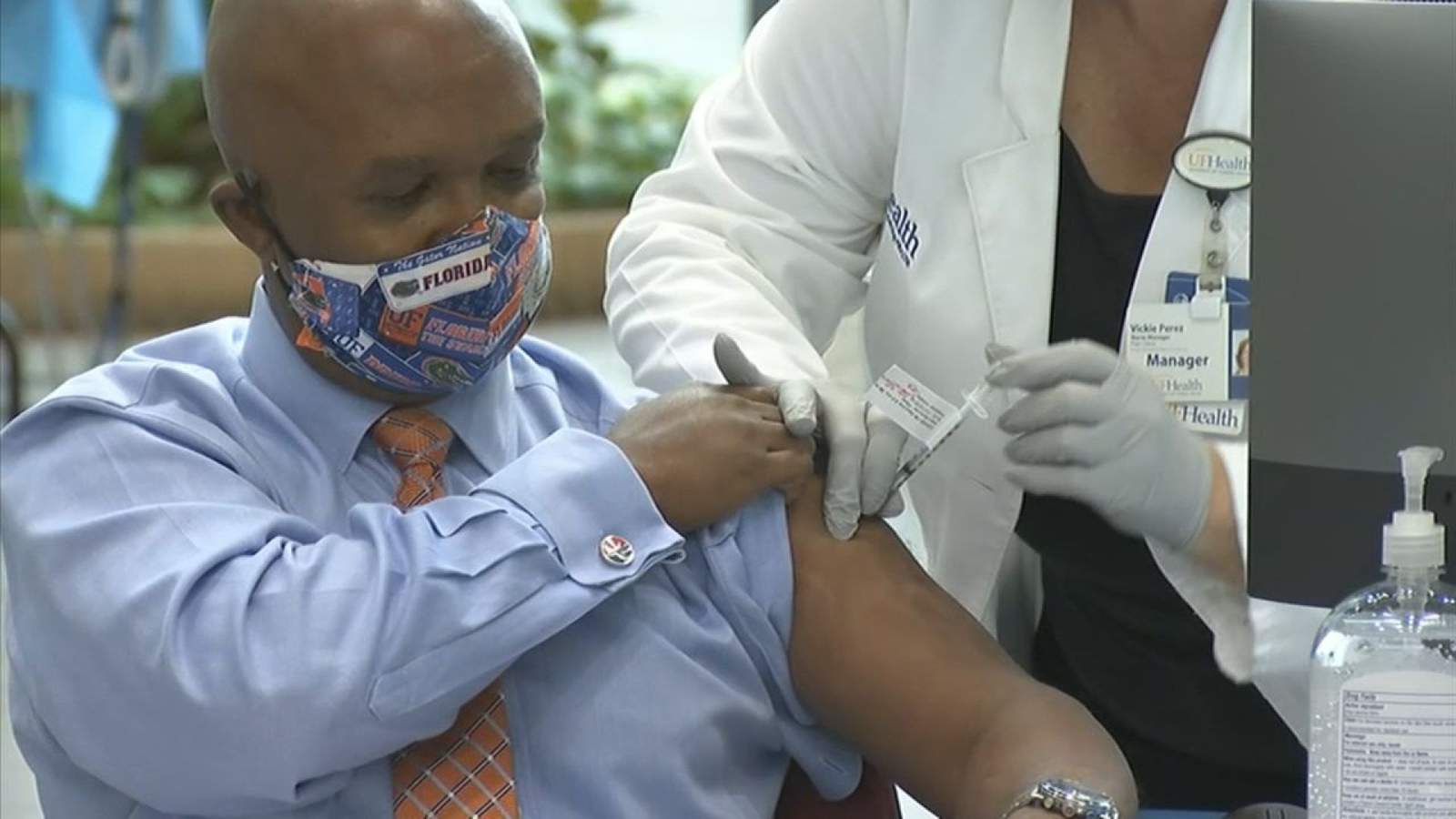 UF Health CEO gets first COVID-19 vaccine in Jacksonville