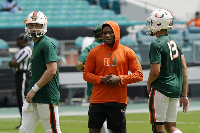 Miami says D'Eriq King needs season-ending shoulder surgery