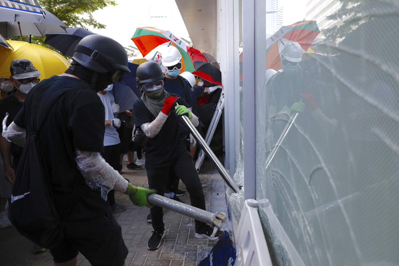 Hong Kongers call US violence a setback for democracy