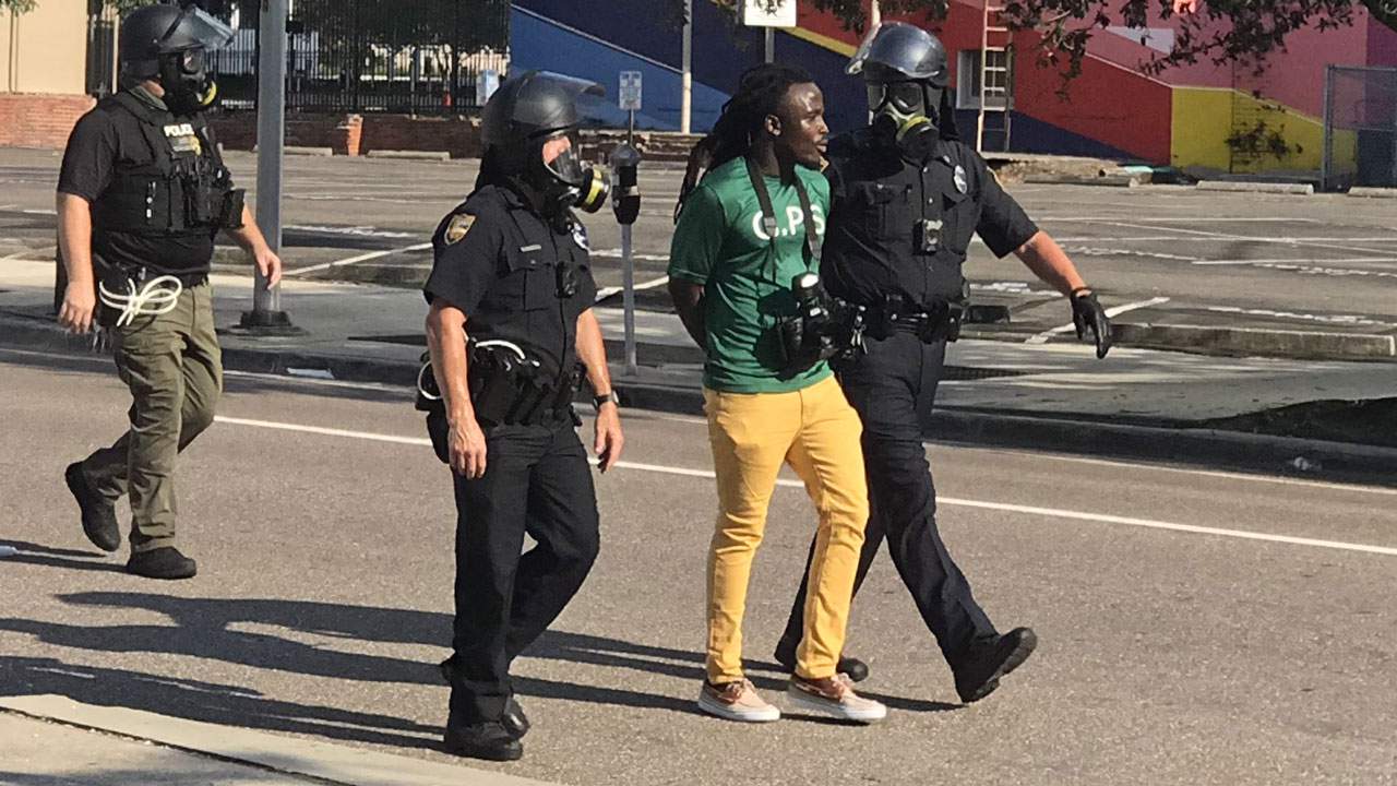 Charges dropped against most arrested in 1st weekend of Jacksonville protests